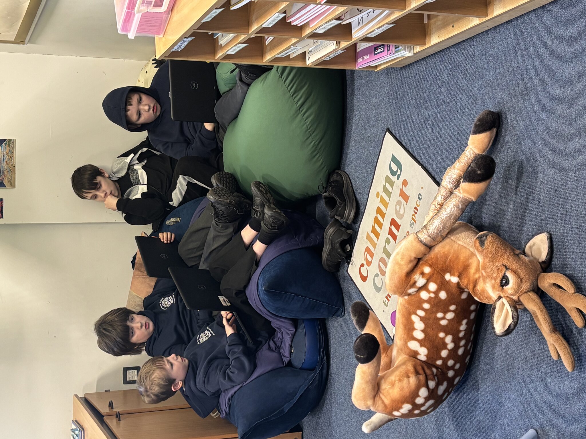 Image of KS2 - Reading and mindfulness to start the day.