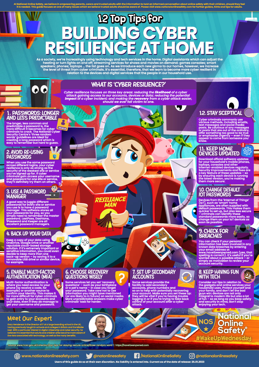 Image of Cyber Resilience Advice - 12 Top Tips