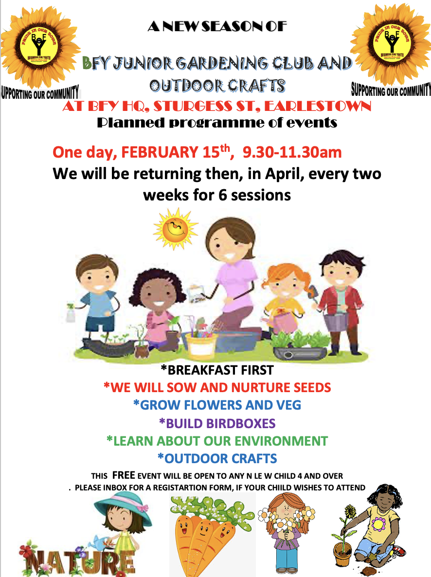 Image of Business For Youth Childrens Activity Junior Gardening Club and Craft Activities