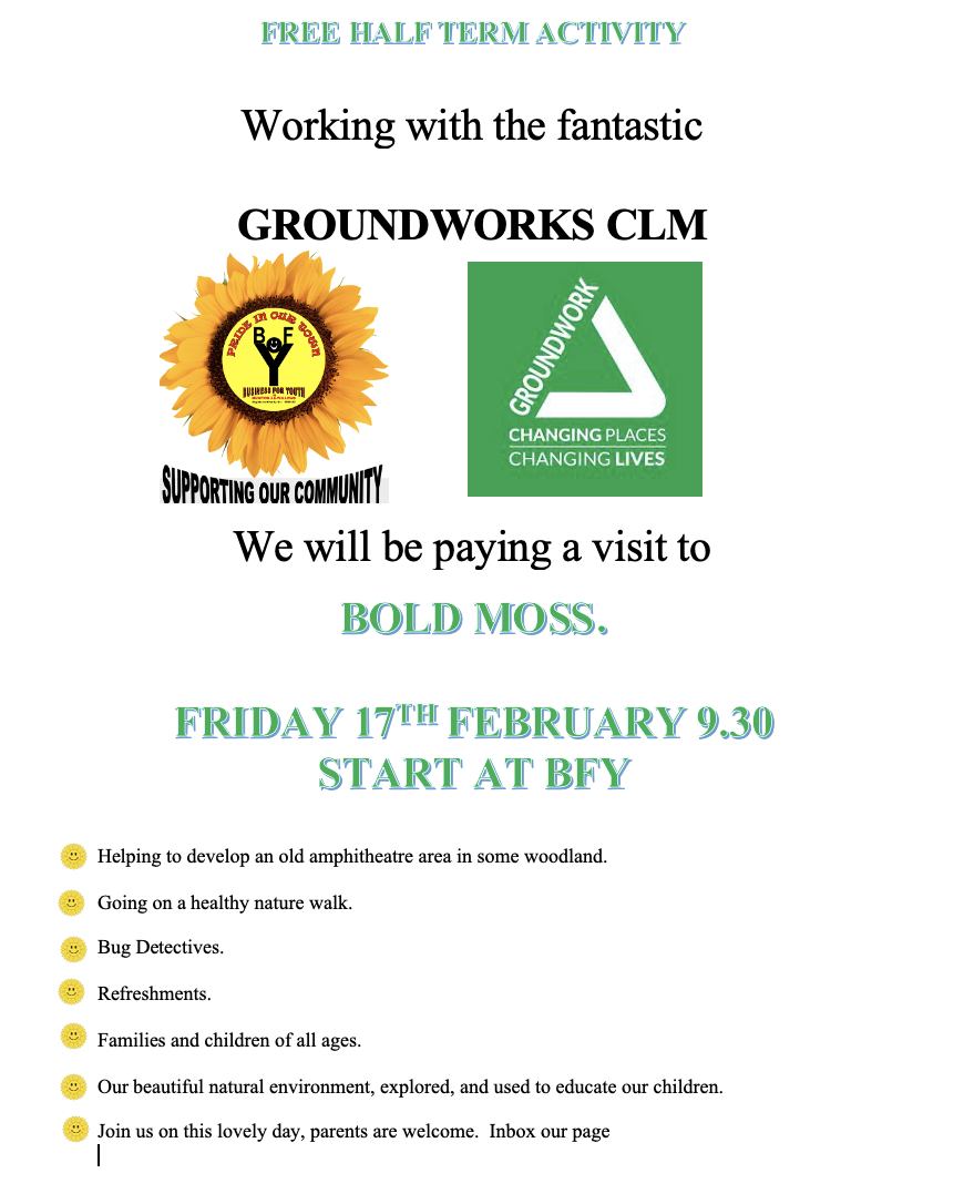 Image of Business For Youth and Groundwork UK February Half Term Activity