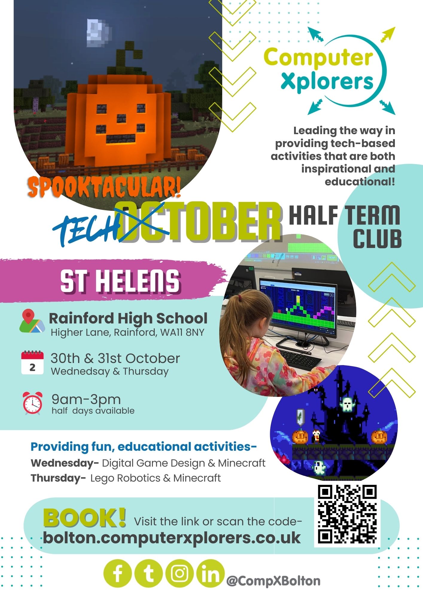 Image of  'Techtober' Half term ComputerXplorers club at Rainford High School