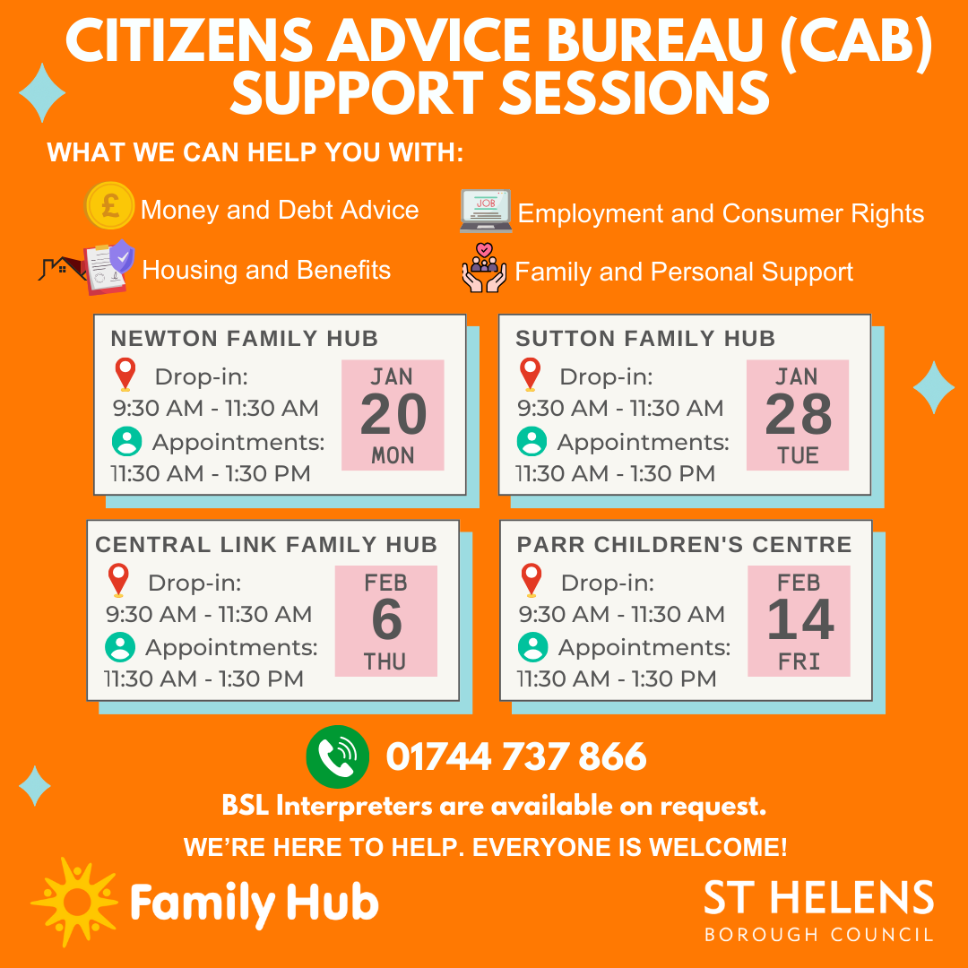 Image of Citizens Advice - Support Available for Children & Families