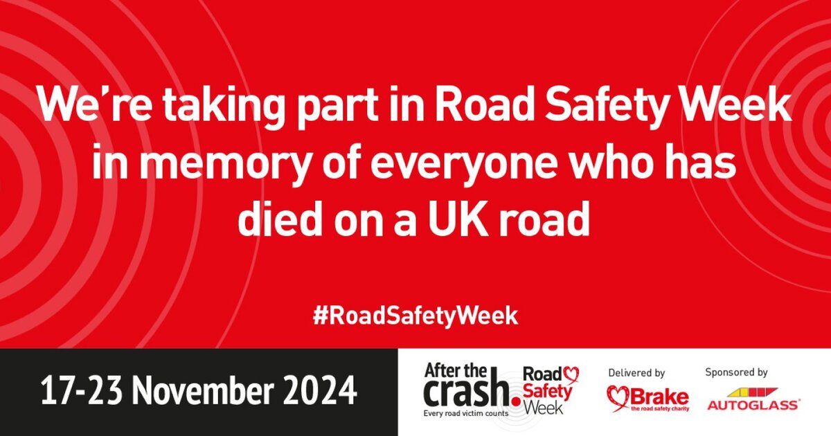 Brake Road Safety Week 17th to 23rd November 2024 Willow Bank School