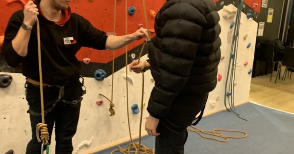 KS4 Developing Their 'Belay' Technique At Awesome Walls | Willow Bank ...