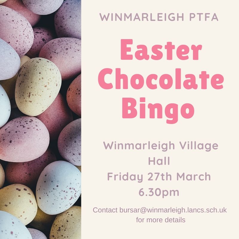 Image of PFA Easter Chocolate Bingo Night