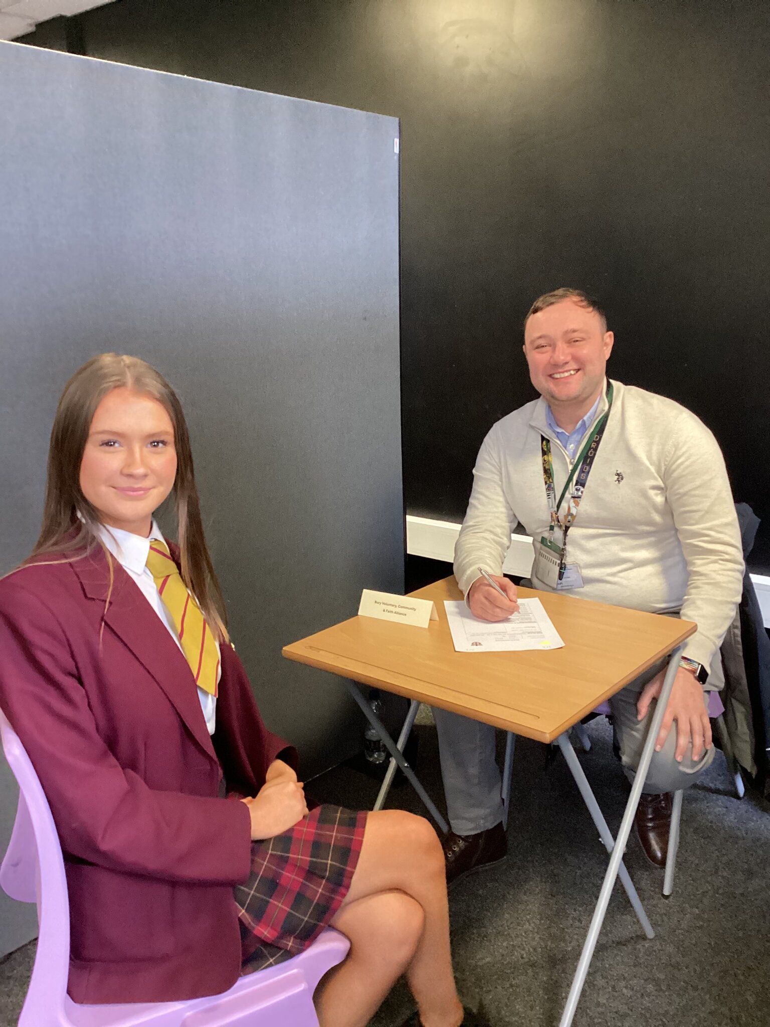 Image of Year 10 and 11 Students Take Part in Mock Interviews!
