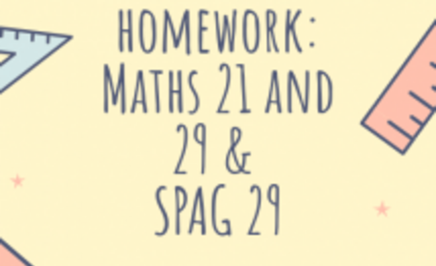 Image of Homework… Yippee!