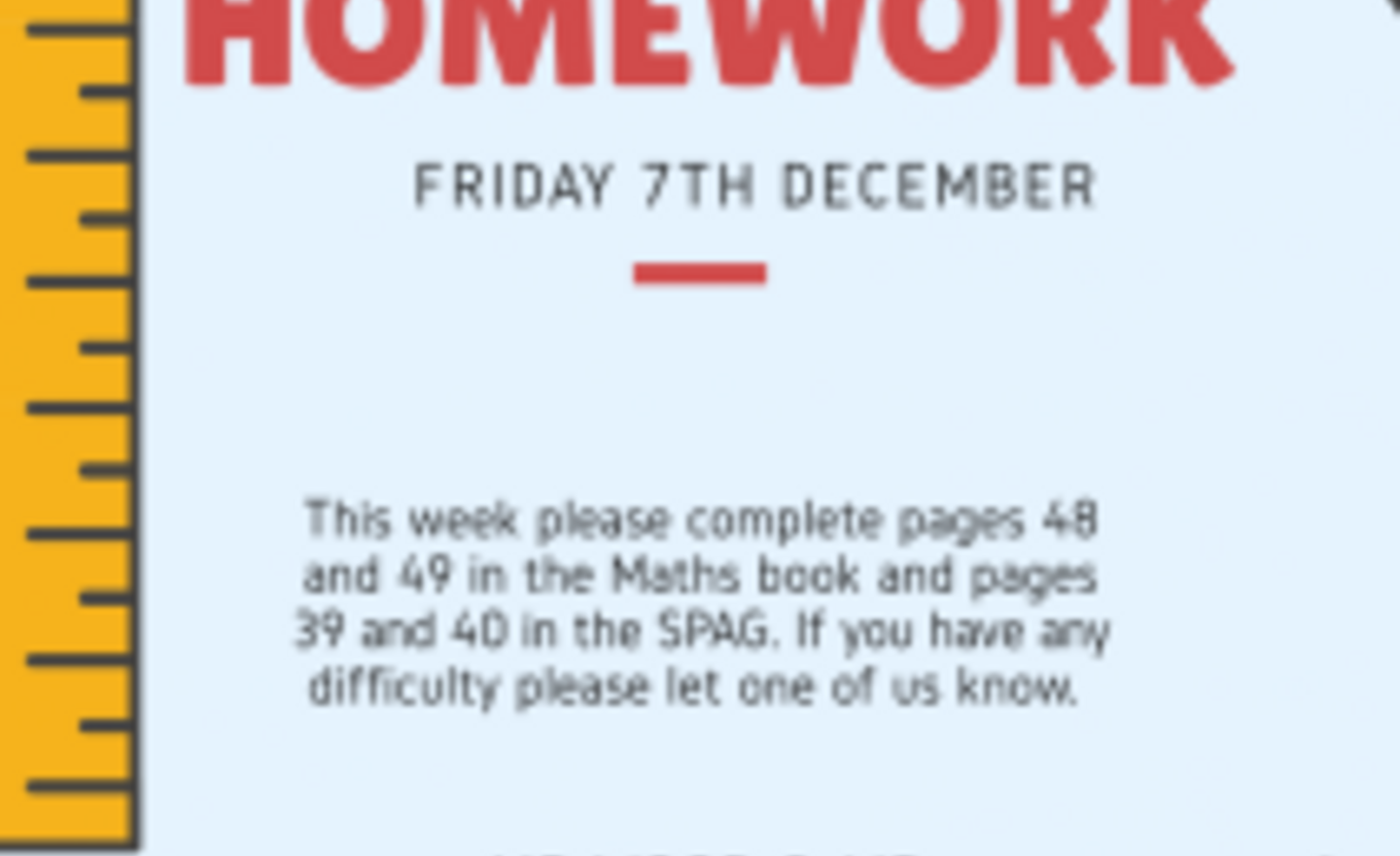 Image of Homework