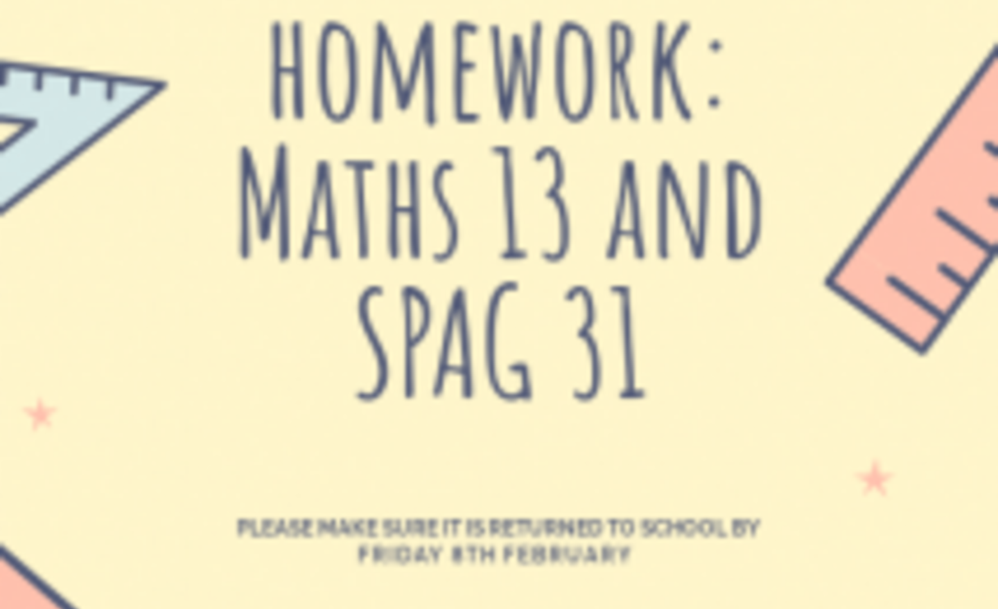 Image of Homework