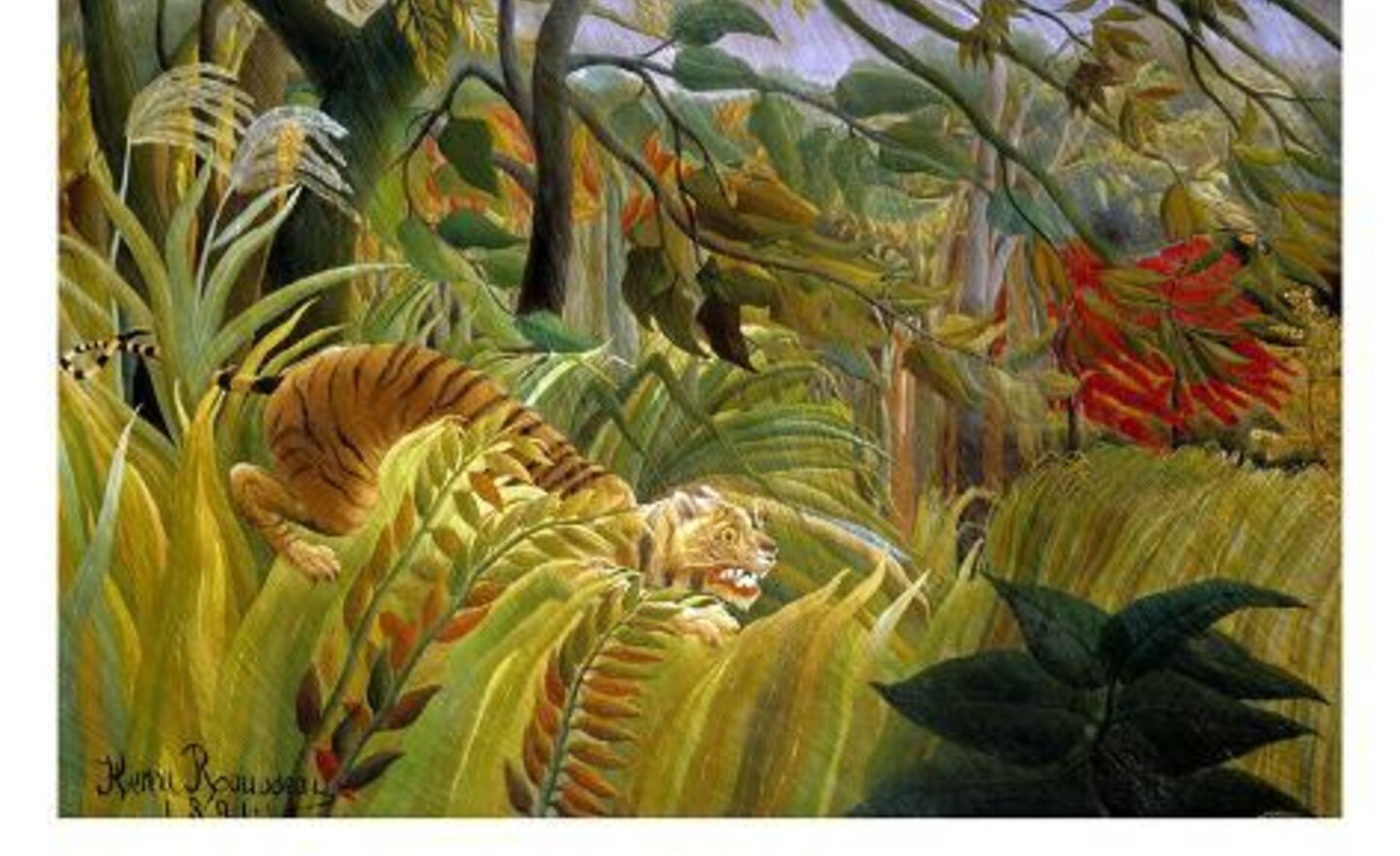 Image of Art inspired by Henri Rousseau