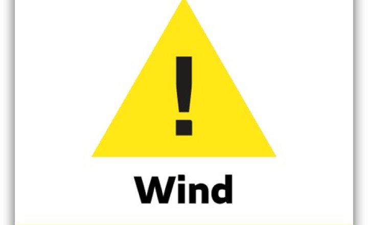 Image of Yellow warning of wind affecting North East England