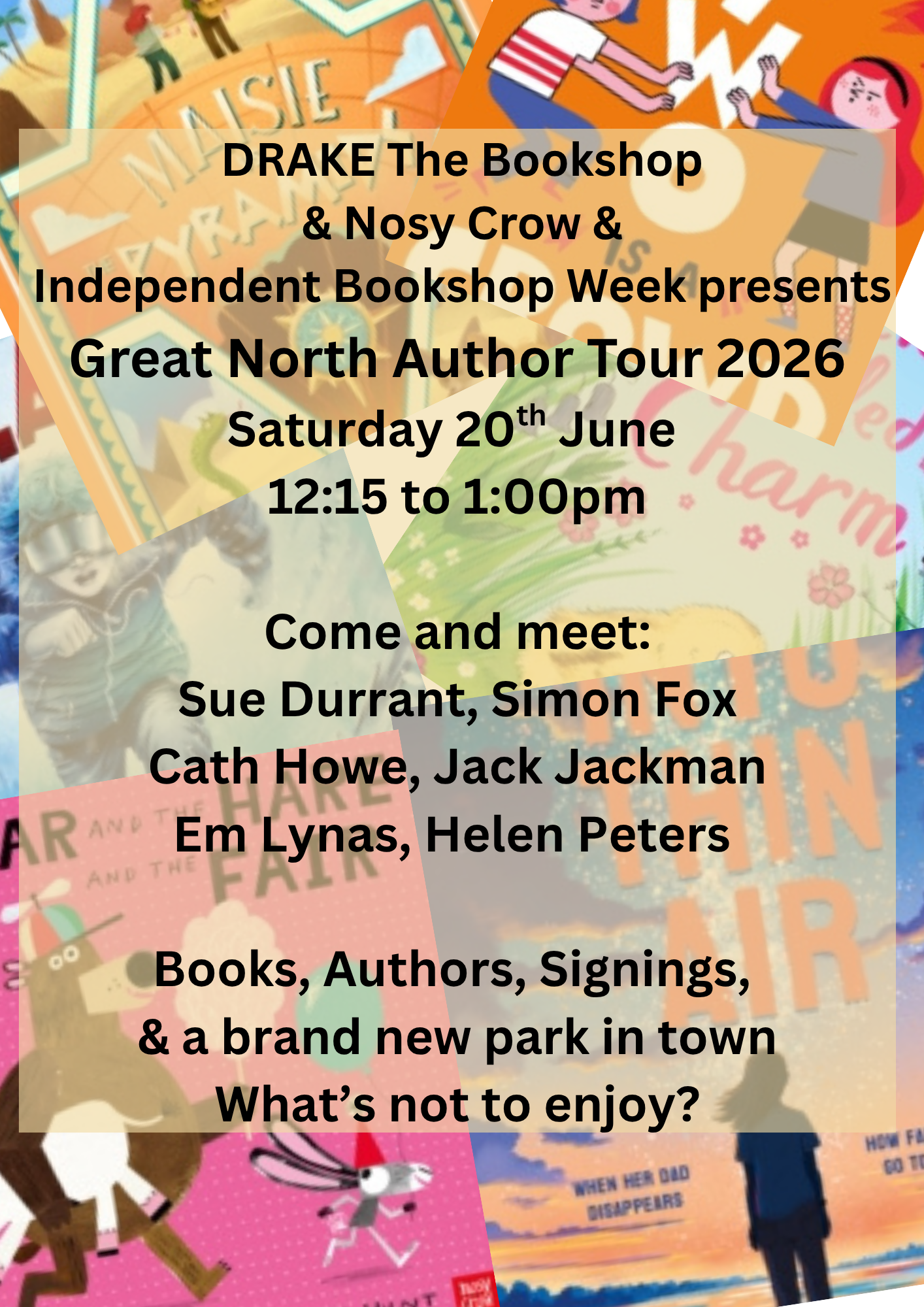 Image of Great North Author Tour is back