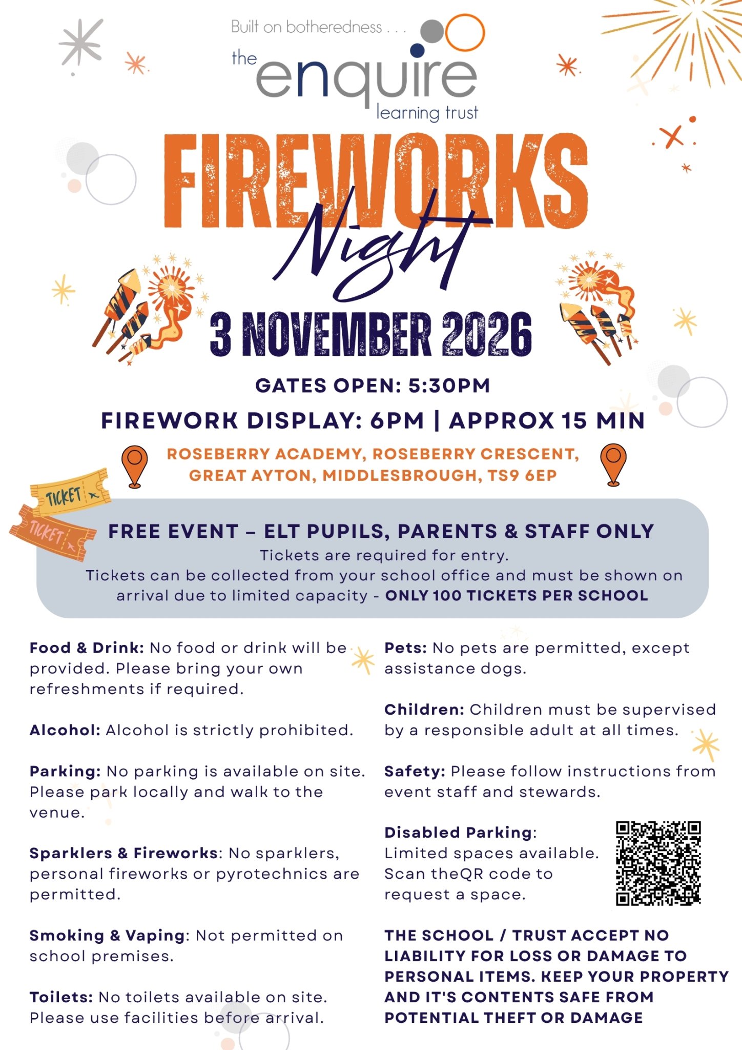 Image of ELT Firework Night 