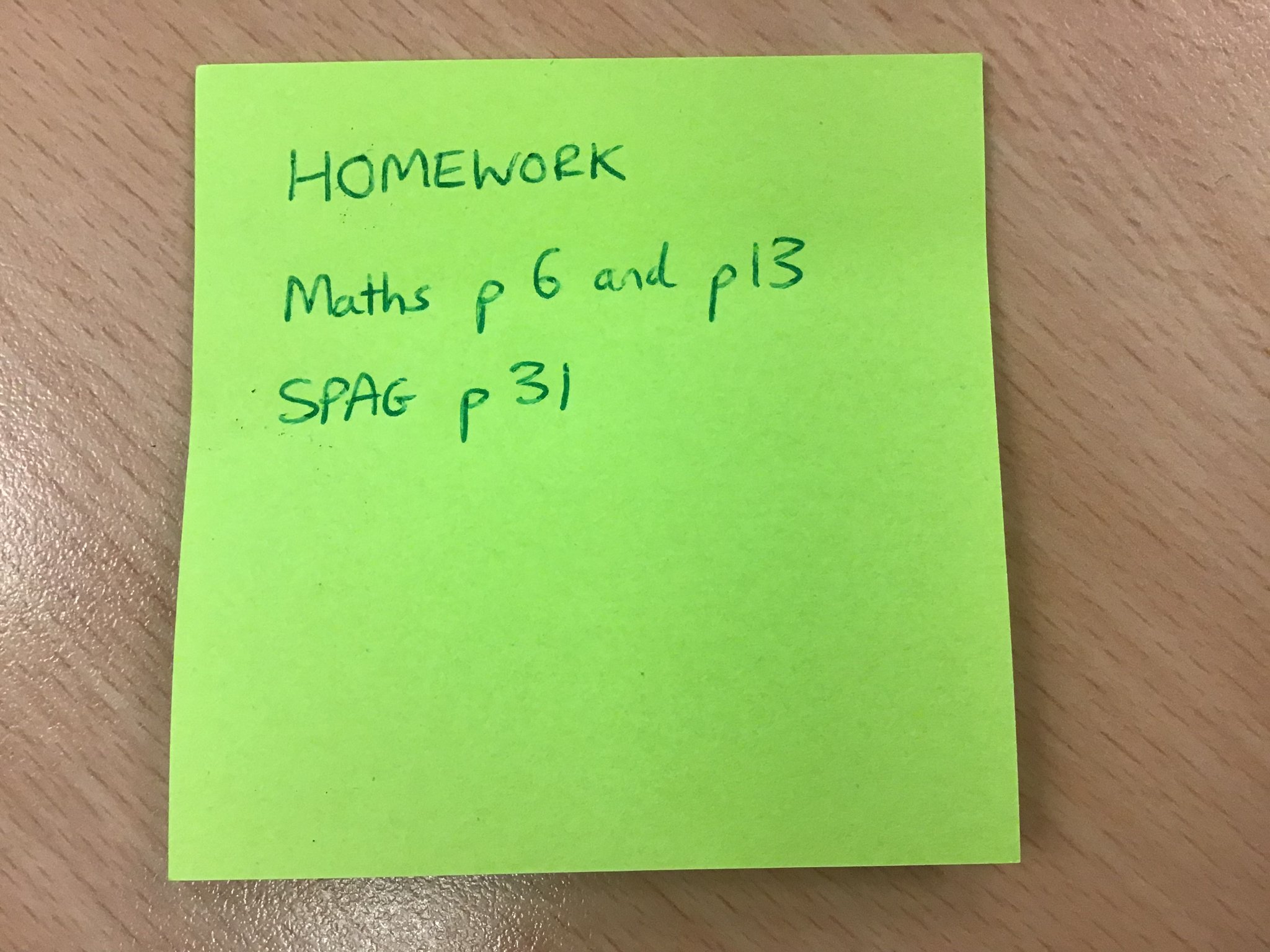 Image of Homework