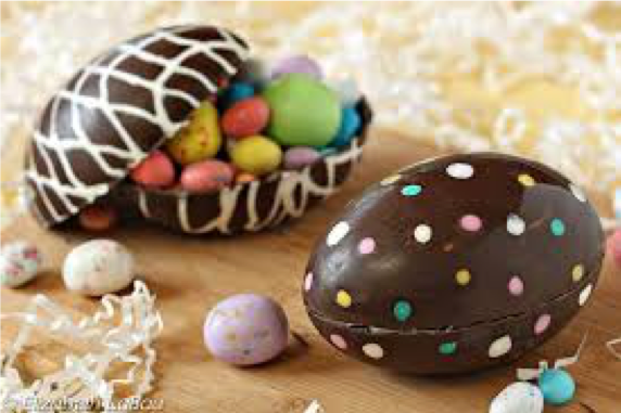 Image of Easter Eggs and Chocolate